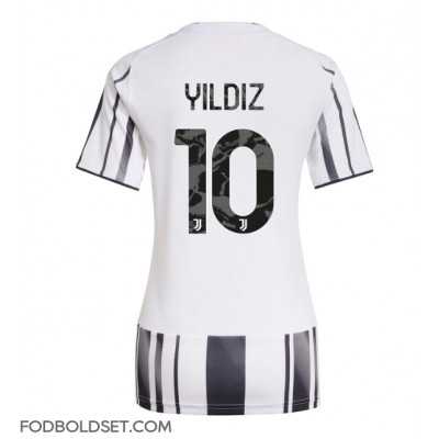 Juventus Kenan Yildiz #10 Hjemmebanetrøje Dame 2025-26 Kortærmet Juventus Kenan Yildiz #10 Hjemmebanetrøje Dame 2025-26 Kortærmet